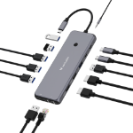 Verbatim CMH-13 USB Type-C 10000 Mbit/s Silver