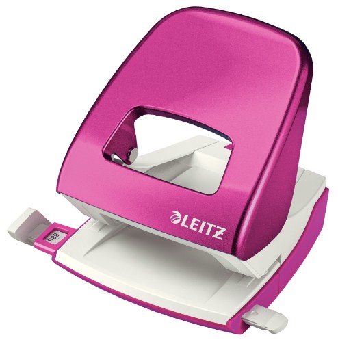 Leitz NeXXt WOW hole punch 30 sheets Pink, White