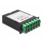 DeLOCK Fiber Optic HD (High Density) Cassette MPO male to 12 x SC Simplex female, 12 fibers, Single-mode, Polarity A, 9/125 µm