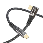 4Cabling 005.004.0522 USB cable USB4 Gen 3x2 1 m USB C Black