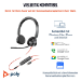 POLY Blackwire 3325 USB-C Stereo-Headset + 3.5-mm-Stecker + USB-C/A-Adapter