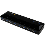 StarTech.com ST103008U2C interface hub USB 3.2 Gen 1 (3.1 Gen 1) Type-B 5000 Mbit/s Black