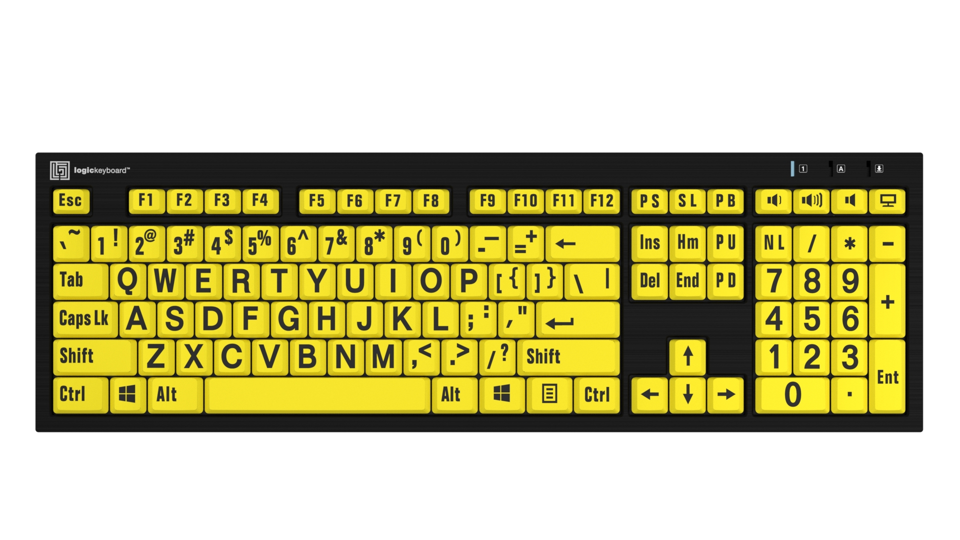 LKB-LPBY-BJPU-UK keyboard Home USB QWERTY English Black,
