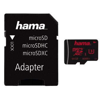 Hama 00123979 Memory Card 64 Gb Microsdxc Uhs Class 3