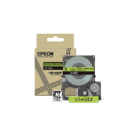 Epson C53S672077/LK-4GBJ DirectLabel-etikettes black on green matt 12mm x 8m for Epson LabelWorks LW-C 410/610