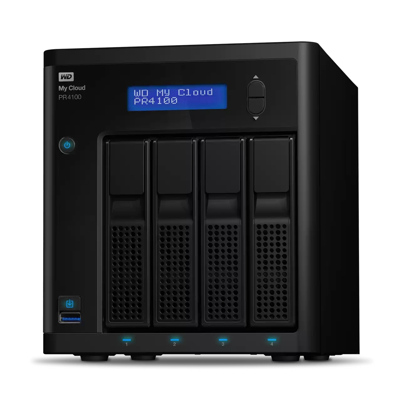 Western Digital My Cloud Pro PR4100 personal cloud storage device 64 TB Ethernet LAN Black