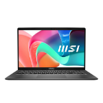 MSI Modern 15 F1MXG-1032BE Intel Core 7 150U Laptop 39,6 cm (15.6") Full HD 16 GB DDR4-SDRAM 512 GB SSD Wi-Fi 6E (802.11ax) Windows 11 Home Grijs