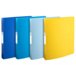 Exacompta BeeBlue ring binder A4 Blue, Dark Blue, Turquoise, Yellow