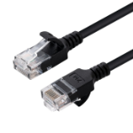 Microconnect V-UTP6A05S-SLIM networking cable Black 5 m Cat6a U/UTP (UTP)