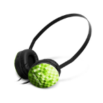 Creative Labs HQ-1450 Hoofdtelefoons Bedraad Hoofdband Muziek Zwart, Groen