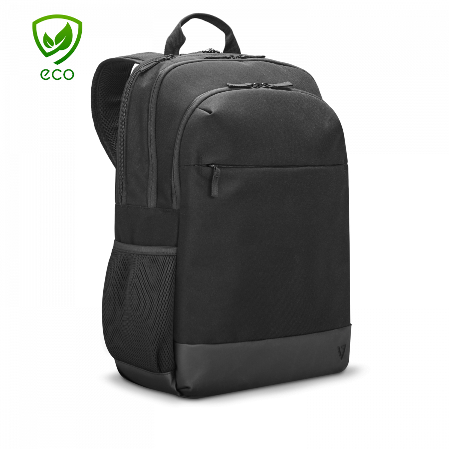Image of V7 CBP17-ECO-BLK laptop case 43.2 cm (17") Backpack Black