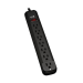 Tripp Lite PS725B surge protector Black 7 AC outlet(s) 120 V 300" (7.62 m)