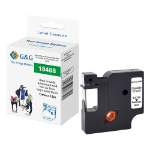 G&G 21699 labelprinter-tape Zwart op wit