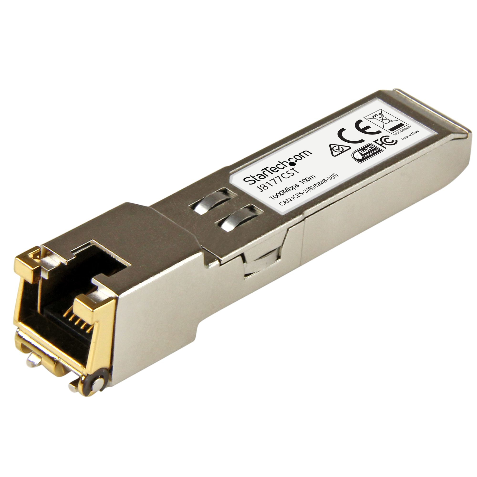 Image of StarTech.com HP J8177C Compatible SFP Transceiver Module -...