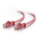Image of C2G Cat6 550MHz Snagless Patch Cable Pink 3m networking cable