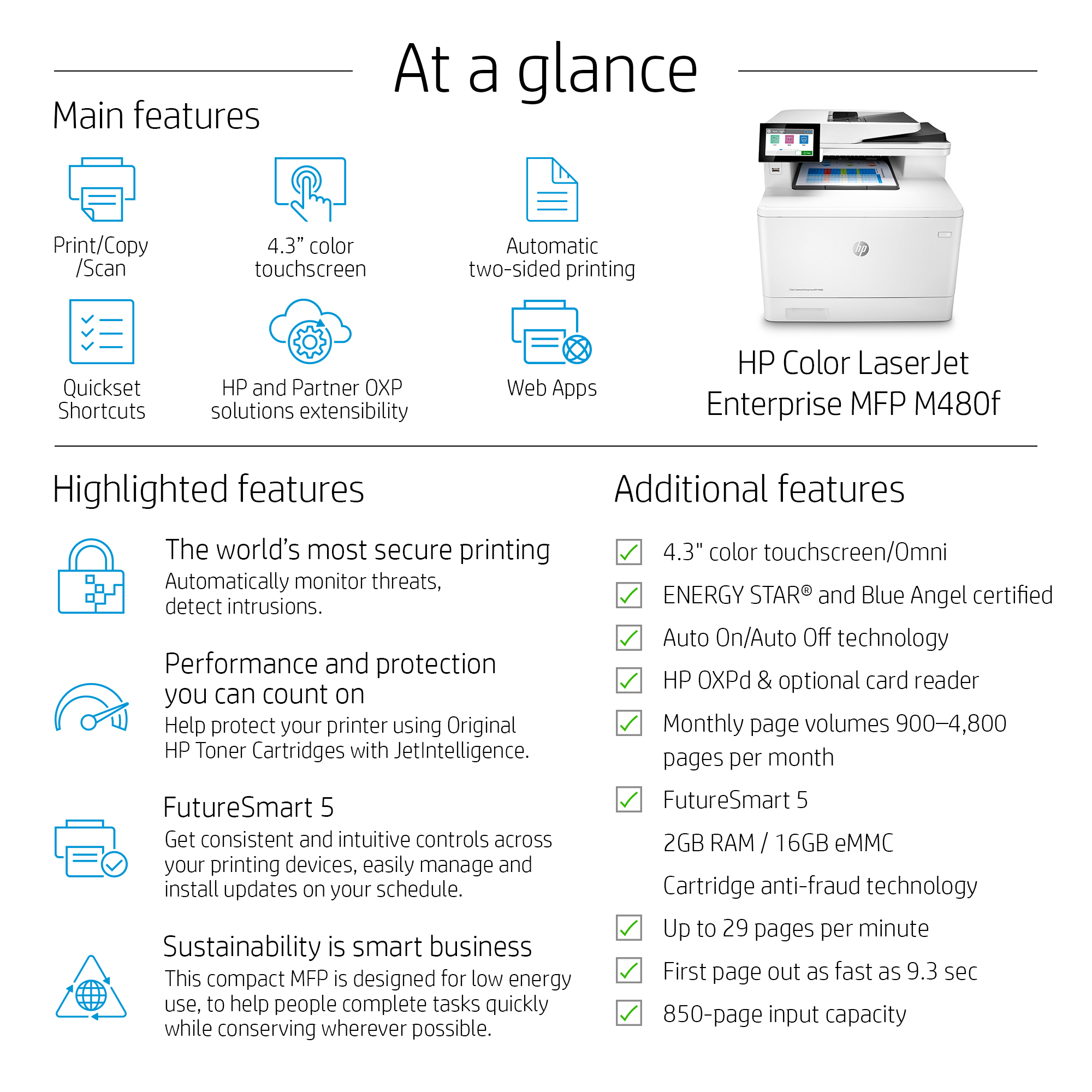 HP HP COLOR LASERJET ENT MFP M480F PRIN