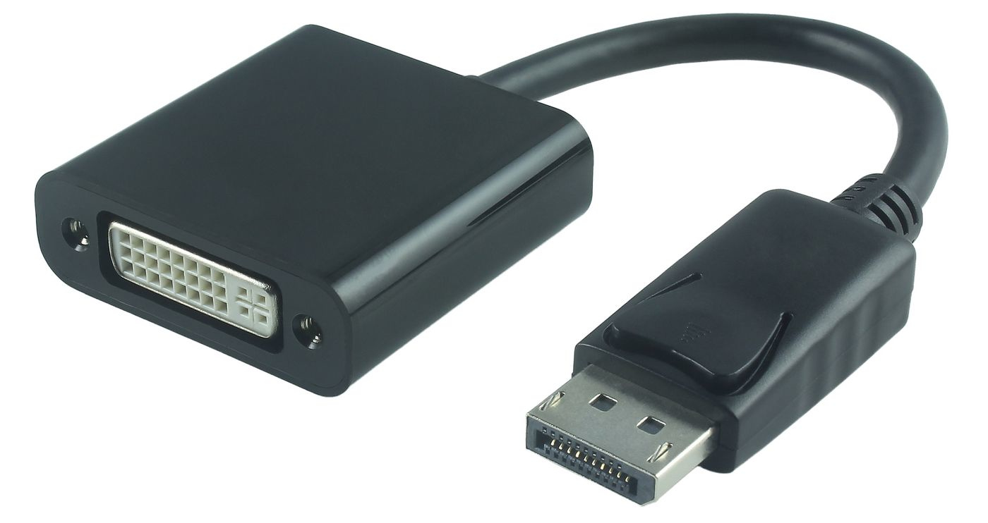Microconnect Black Dpdvi015 Video Cable Adapter 0.15 M Displayport Dvi-I Bla