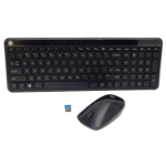 HP 801523-251 keyboard Mouse included Office RF Wireless Russian Black