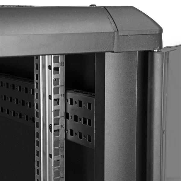 Image of StarTech.com 4-Post 22U Server Rack Cabinet, Lockable 19" Data...