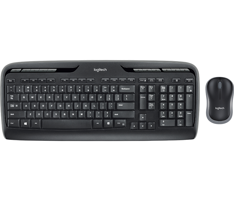Logitech Wireless Combo MK330 keyboard USB QWERTY English Black
