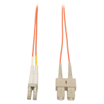 Tripp Lite N316-10M fiber optic cable 393.7" (10 m) LC SC OFNR Orange
