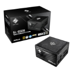 Asrock Steel Legend SL-650G 650W ATX Power Supply Unit, 80 Plus Gold Certified, 120mm Silent Cooling Fan, High Efficiency PSU