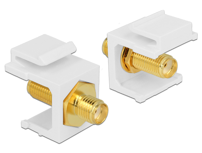 Image of DeLOCK 86365 cable gender changer SMA White
