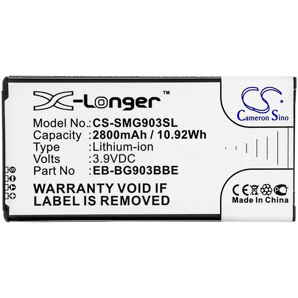CS-SMG903SL NONAME Battery for Battery for Samsung Galaxy S5 Neo, 2800mAh, 3.9V