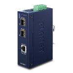 Cablenet IP30 Industrial Gigabit 1 Port + 2 SFP Media Converter