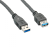 eNet Components USB3.0MAFA-3F USB cable 35.4" (0.9 m) USB 3.2 Gen 1 (3.1 Gen 1) USB A Black