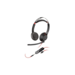 HP Poly Blackwire C5220 Series Double Sided On-ear USB with Microphone Headset