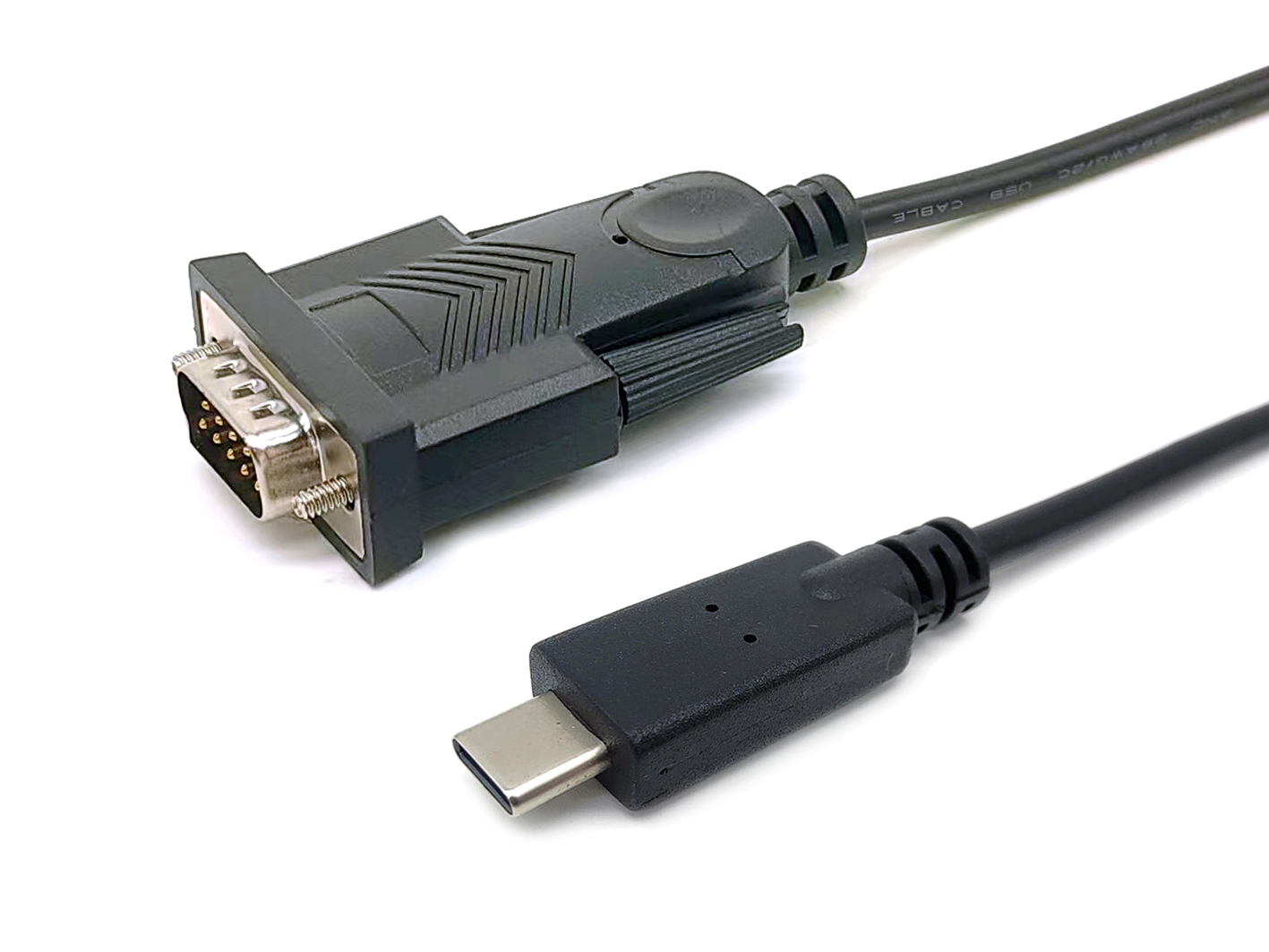 Image of Equip USB-C to Serial (DB9) Cable, M/M, 1.5m