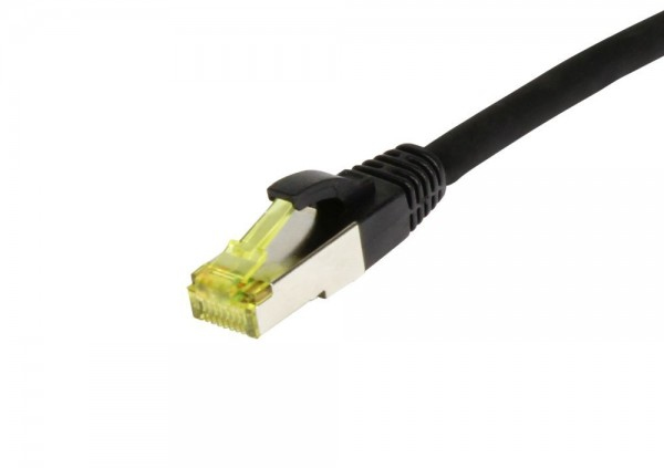 EU Product - Patchkabel RJ45 CAT6A 500Mhz schwarz S-STP S/FTP TPE/LSZH Ultraflex - Cable - Network thumbnail