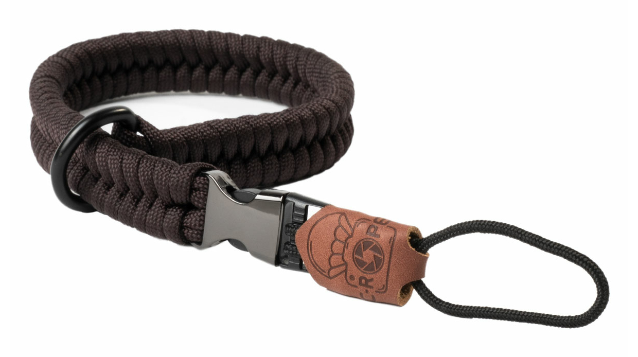 EU Product - Kamera Handschlaufe Claw aus Paracord 30cm Coffee retail thumbnail