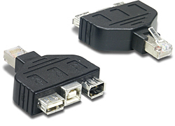 Photos - Cable (video, audio, USB) TRENDnet USB & FireWire adapter for TC-NT2 Black TC-NTUF 