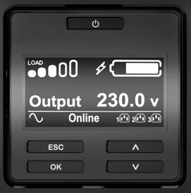 APC SRT2200RMXLI-NC uninterruptible power supply (UPS) Double-conversion (Online) 2200 VA 1980 W 12 AC outlet(s)