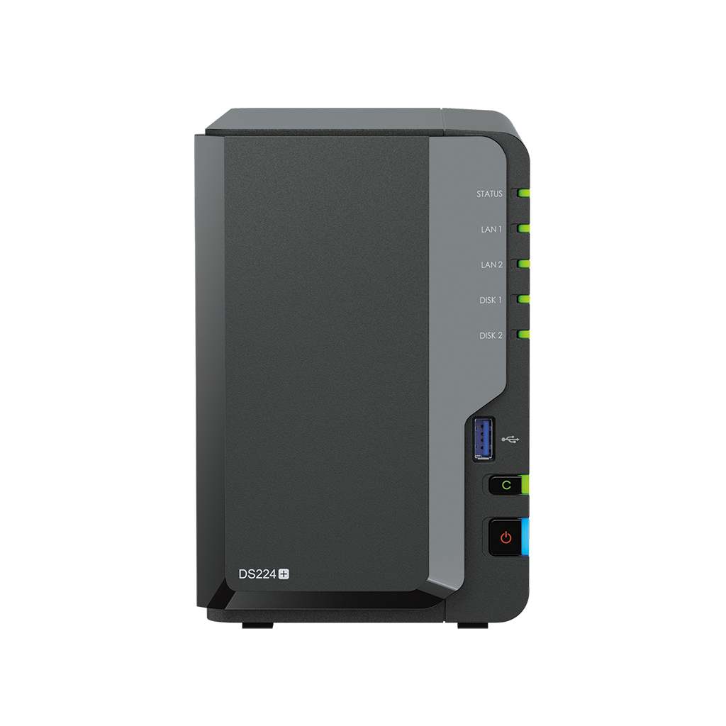 Image of Synology DiskStation DS224+ NAS Desktop Ethernet LAN Black J4125