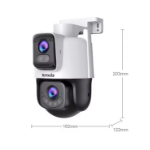 Tenda (CH10) 10MP Dual-lens Linkage Outdoor Wi-Fi Pan/Tilt Camera