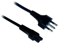 Image of Microconnect Power Cord Italy (1.8m) Black C5 coupler
