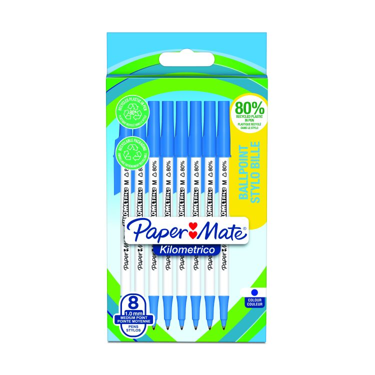 Image of Papermate E KILOMETRICO BALLPT BLUE P8