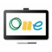 Wacom One 13 touch grafische tablet Wit 2540 lpi 294 x 165 mm USB
