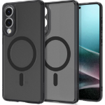 SPIGEN EU Product - Ultra Hybrid MagSafe Case for Samsung Galaxy S25 Edge - Transparent/Black