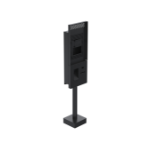 Ergonomic Solutions SpacePole Kiosk Single sided Sunmi QSR kiosk w/ scanner
