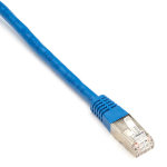 Black Box Cat5e 10ft networking cable Blue 3 m S/FTP (S-STP)