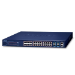 PLANET SGS-5240-24P4X network switch Managed L2/L3 Gigabit Ethernet (10/100/1000) Power over Ethernet (PoE) Blue