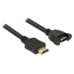 DeLOCK 1m 2xHDMI HDMI cable HDMI Type A (Standard) Black