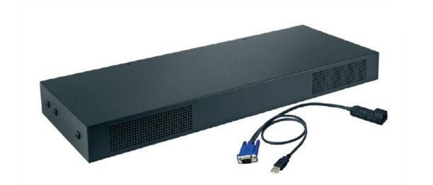 Lenovo 1754A1X KVM switch Rack mounting Black