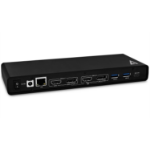 V7 UCDDS-1N laptop dock/port replicator Wired USB 3.2 Gen 1 (3.1 Gen 1) Type-C Black