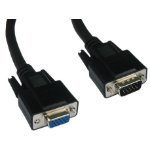 Cables Direct SVGA, 20m, M-F VGA cable VGA (D-Sub) Black