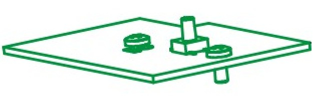 Image of Zebra 105934-004 printer/scanner spare part